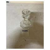 Crystal candleholder
