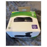 Xbox 360 gaming console, cables, controllers