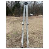 12 ft total folding ladder- aluminum