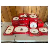Huge set Nikko Christmas dishes