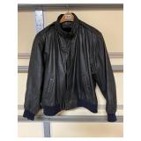 size 44 brown leather jacket