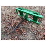 Skid steer quick attach hay spear 45ï¿½