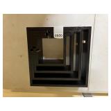 Four shadowbox decor