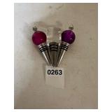 3- Wine bottle stoppers