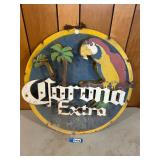 Corona, extra metal sign