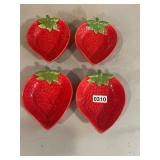 4- strawberry plates