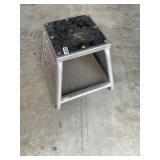 Aluminum dirt bike stand