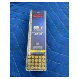 100- CCI mini mag .22 long rifle hollow points