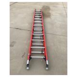 Werner 24 ft aluminum extension ladder
