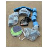 Water aerobic pool exercise lot