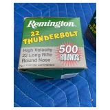 500- Remington thunderbolt .22 long rifle