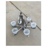 6 light chandelier- perfect shape