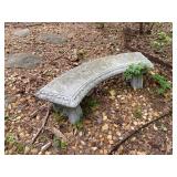 3 piece concrete bench