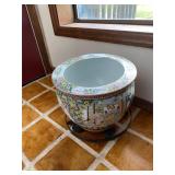 Colorful oriental planter - see all pics