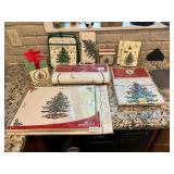 Spode Christmas Tree - Placemats, napkins - all