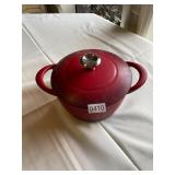 Enamel cast-iron Dutch oven