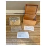 2 recipe boxes, recipes