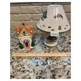 Spode Christmas Tree - 2 tea light holders