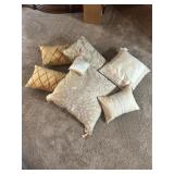 Gold/brown decorator pillows ï¿½ all