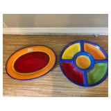 Chip & dip tray, platter