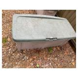 Plastic outdoor storage & contents
