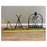 3 cookbook holders