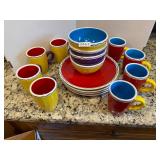 Colorful dishes