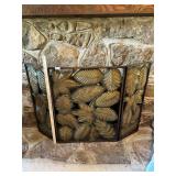 Leaf fireplace screen