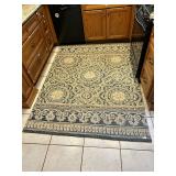 Blue/white rug