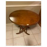 Round wooden folding table ï¿½ see all pics