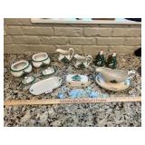 Spode Christmas Tree - all pictured