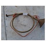 vintage brass bugle