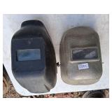 2 welder helmets