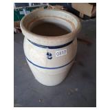 #2 gallon butter churn, no lid, chipped