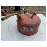 vintage eagle metal gas can