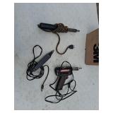 2 soldering irons and an etcher