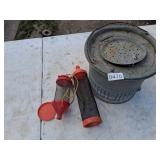 fishing minnow and cricket containers