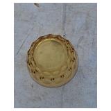 nice amber glass candy dish