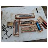 Vintage Tyco Train Engine, cars, caboose and track