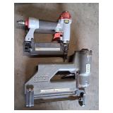 2 pnumatic staple/brad nailers