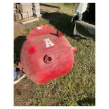 Plastic Arkansas Razorback pool pump decor