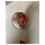 Vintage clown, spinning top