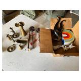 Brass Angels, trumpets and decor