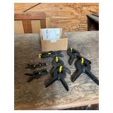 11 assorted plastic  clips