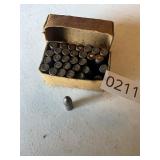 30 rounds- .32 French long pistol cartridges