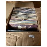 Lot assorted 78s, records, vinyls, music