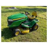 John Deer X300 - riding mower 42ï¿½ - 284 hours