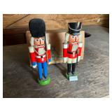 2- wooden nutcrackers