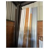 4 x 8 sheet tin, plastic trim, 2x4ï¿½s all