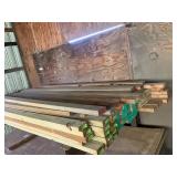 Assorted lumber - 2 x 4 , 1 x 6, 8 ft